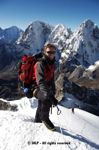 Paul on Lobuche East 2560