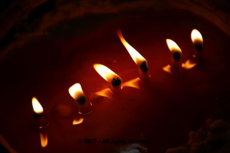 Butter lamps