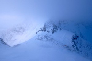 Looking down at the South Col and the tents at C4 with Lhotse behind. Tibet is to the left and Nepal the right.