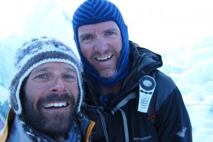 The 'Big Show' and his sidekick having fun in the icefall